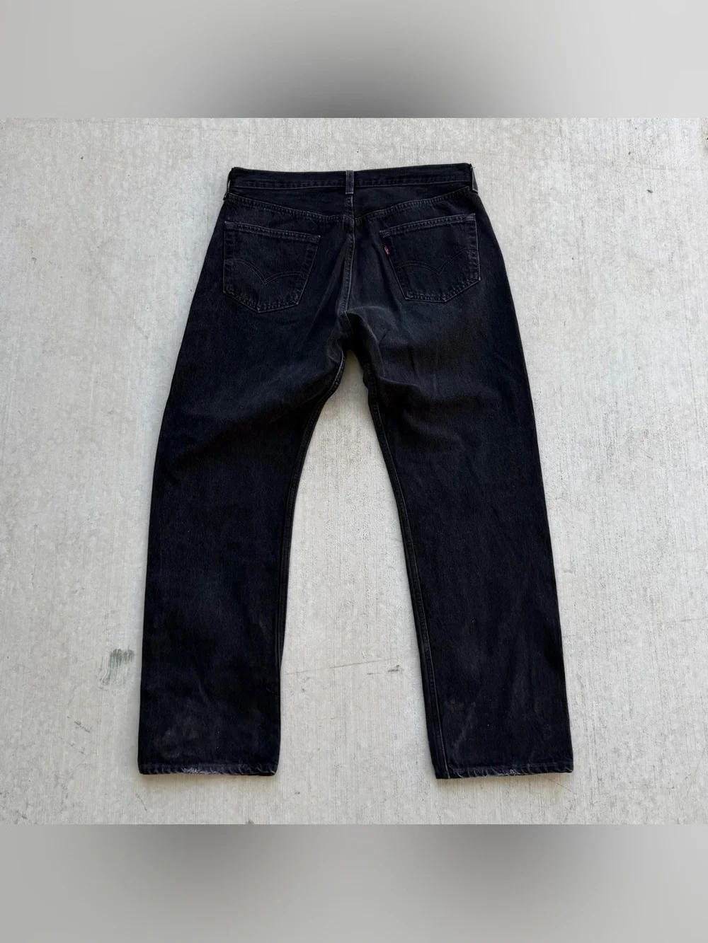Vintage Levi’s 501 Jeans Made In USA Button Fly Black Hidden Rivets